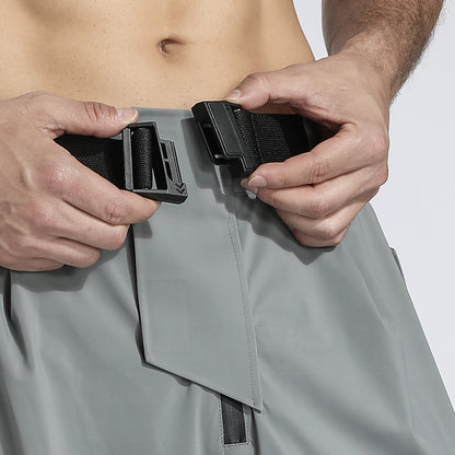 Utilitarian Warrior Shorts With Breathable Mesh For men