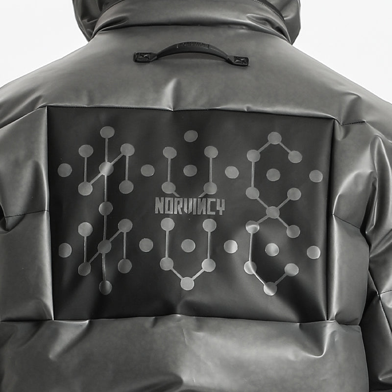 Techwear Style Warrior Padded Jackets With Multi-Pocket Design For men