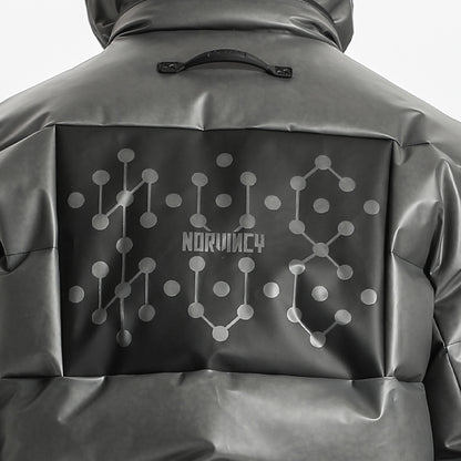 Techwear Style Warrior Padded Jackets With Multi-Pocket Design For men