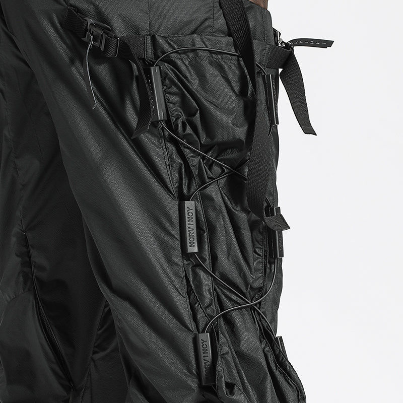 Utilitarian Warrior Cargo Pants With Multi-Pocket Design For men