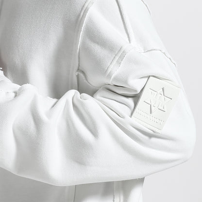 Streetwear Warrior Hoodies & Sweatshirts With Ribbed Cuffs/Hem For men