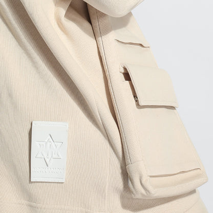 Utilitarian Warrior Hoodies & Sweatshirts With Multi-Pocket Design For men