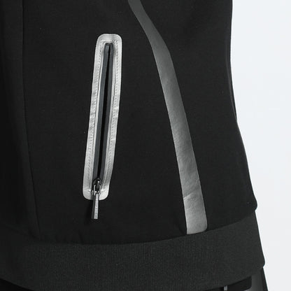 Futuristic Design Warrior Hoodies & Sweatshirts With Ribbed Cuffs/Hem For men