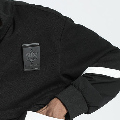 Futuristic Design Warrior Hoodies & Sweatshirts With Ribbed Cuffs/Hem For men