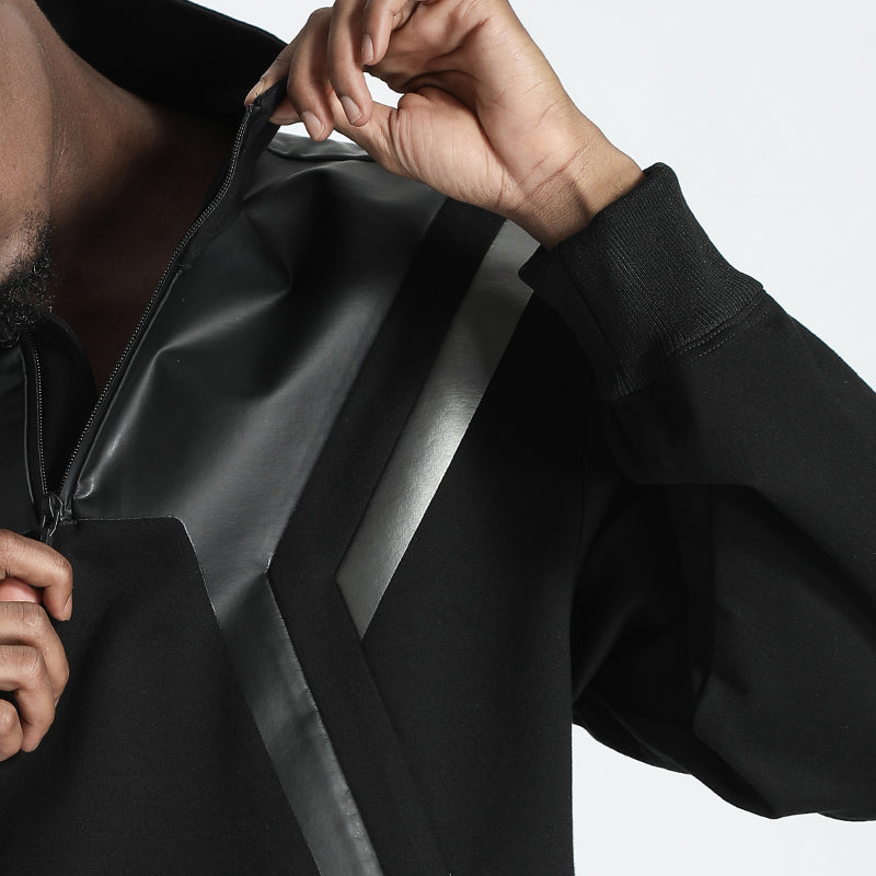 Futuristic Design Warrior Hoodies & Sweatshirts With Ribbed Cuffs/Hem For men