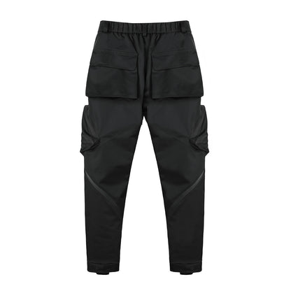 Utilitarian Warrior Cargo Pants With Multi-Pocket Design For men