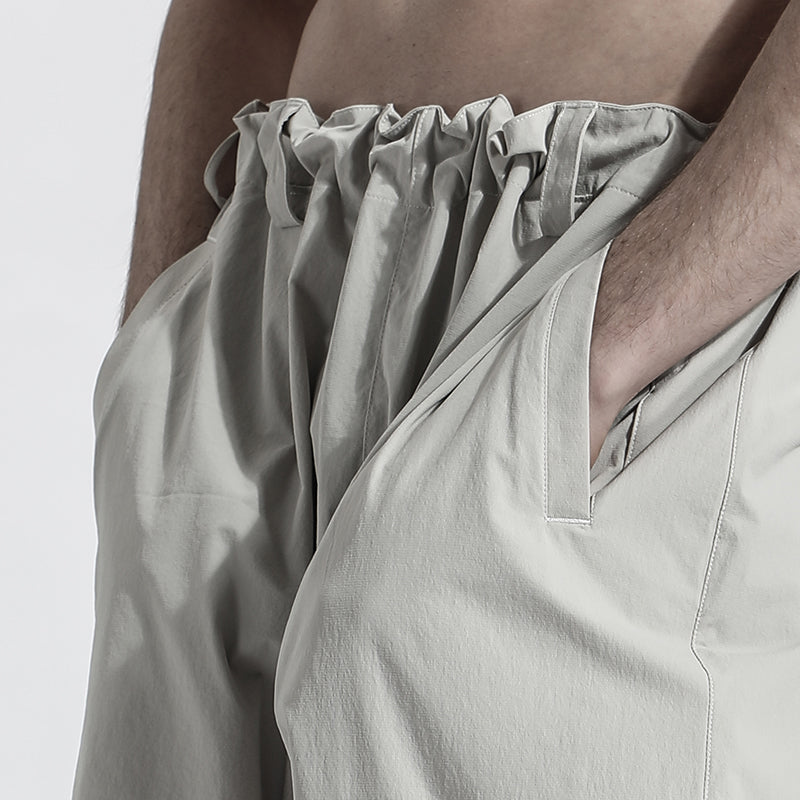 Minimalist Warrior Shorts With Elastic Waistband For men