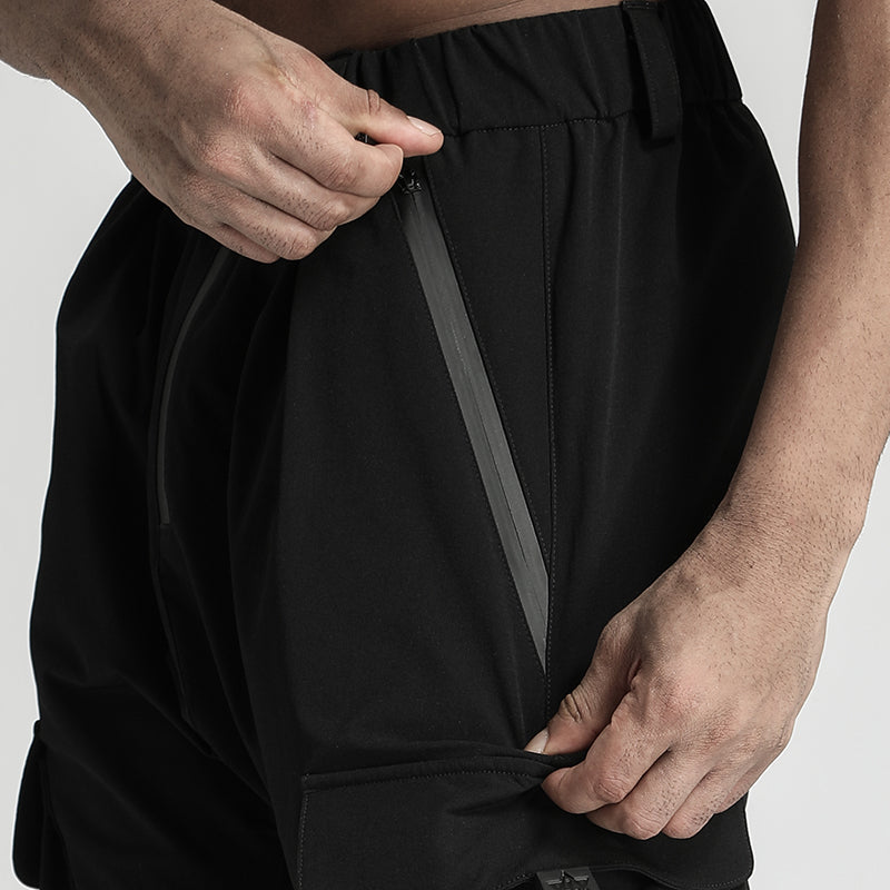 Utilitarian Warrior Cargo Pants With Multi-Pocket Design For men