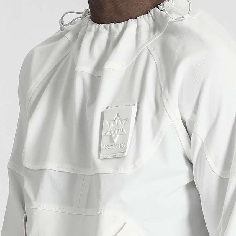 Patchwork panel Warrior T-Shirts With Durable Ripstop For men