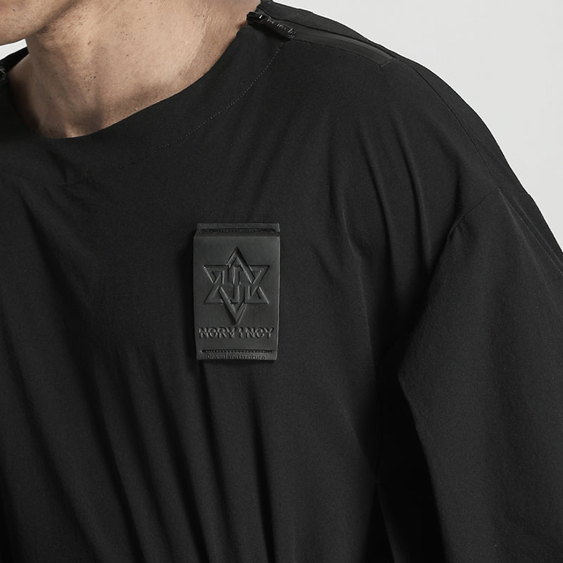 Tactical Warrior T-Shirts With Ribbed Cuffs/Hem For men