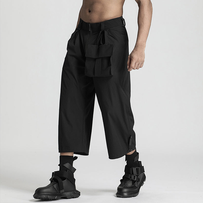 Minimalist Warrior Shorts With Elastic Waistband For men