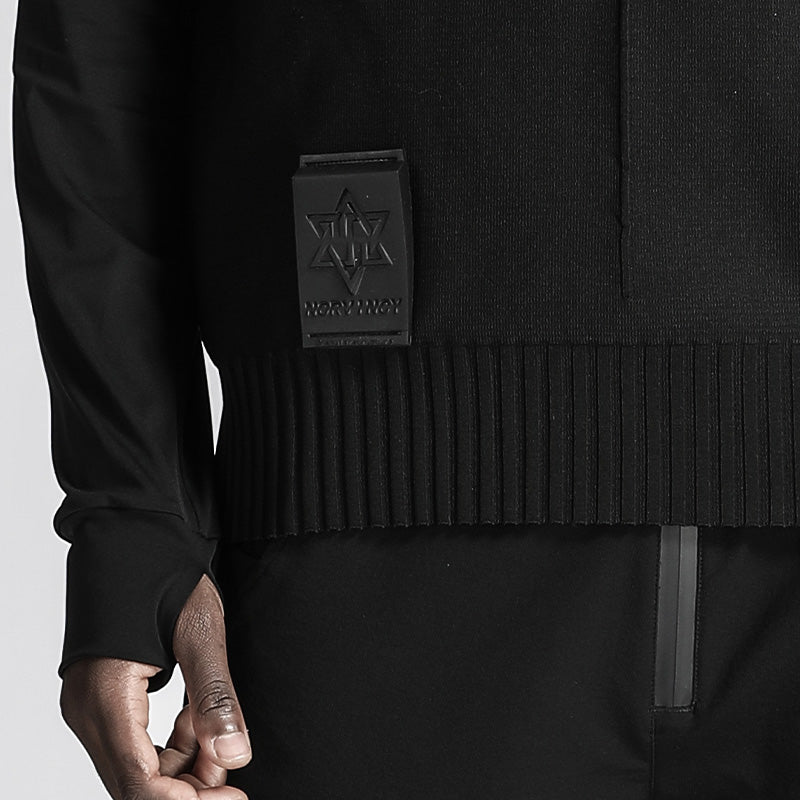 Futuristic Design Warrior Knitwear With Breathable Mesh For men