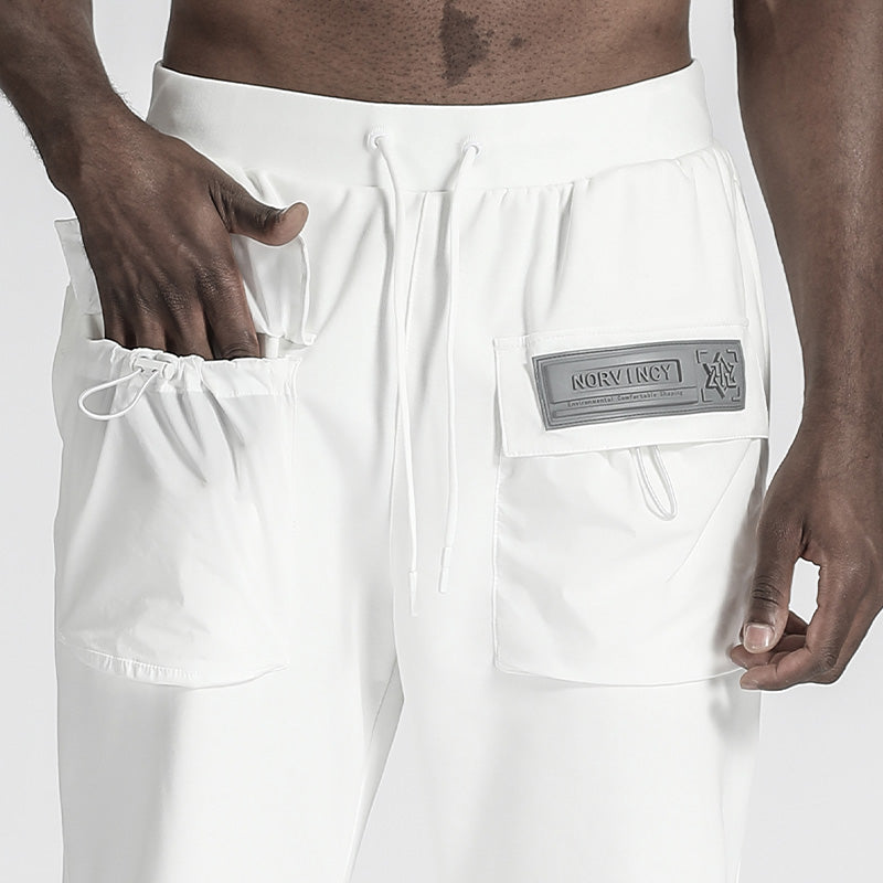 Minimalist Warrior Sweatpants With Adjustable Drawstring For men