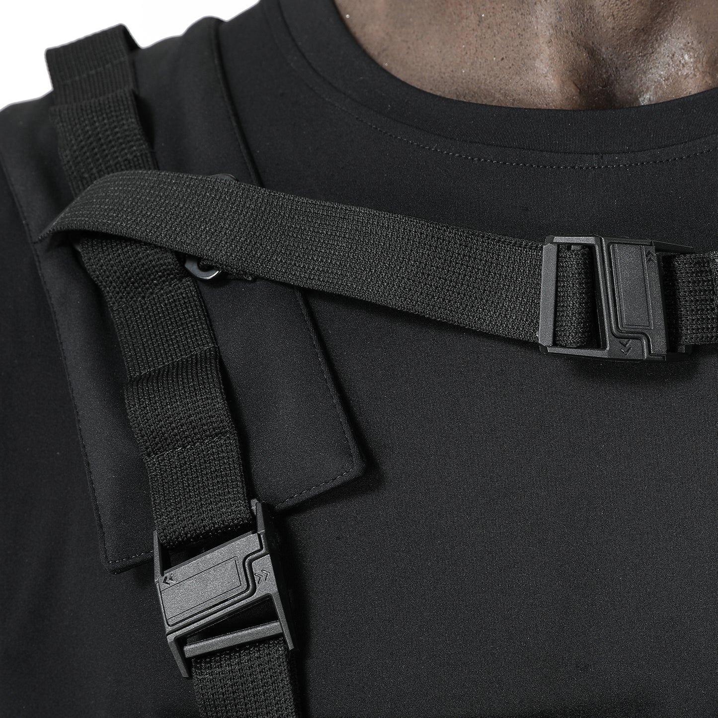 Tactical Warrior Bags (Backpacks & Bags) With Tactical Black Layering Vest Backpack For men