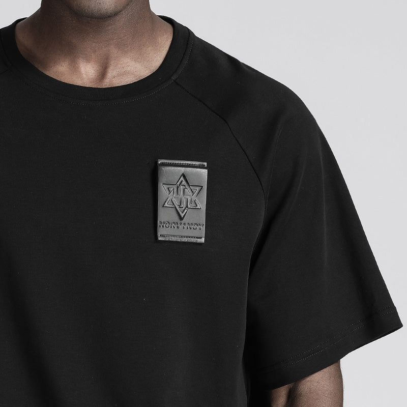 Patchwork panel Warrior T-Shirts With Durable Ripstop For men