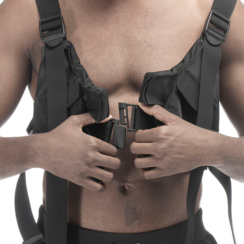 Cyberpunk Aesthetic Warrior Vests With Multi-Pocket Design For men