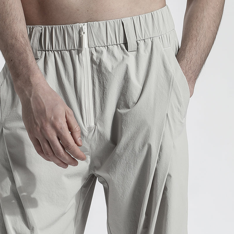 Minimalist Warrior Shorts With Elastic Waistband For men