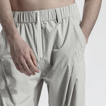 Minimalist Warrior Shorts With Elastic Waistband For men