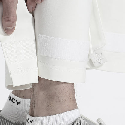 Patchwork panel Warrior joggers With Elastic Waistband For men
