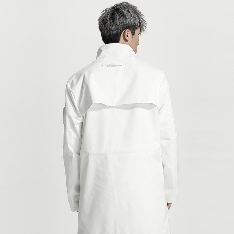 Longline Warrior Coats With Two-Way Zipper For men