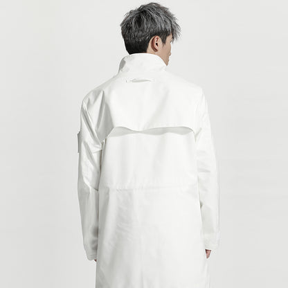 Longline Warrior Coats With Two-Way Zipper For men