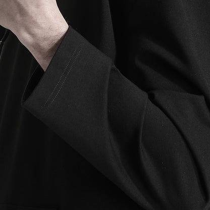 Avant-Garde Warrior Hoodies & Sweatshirts With Ribbed Cuffs/Hem For men