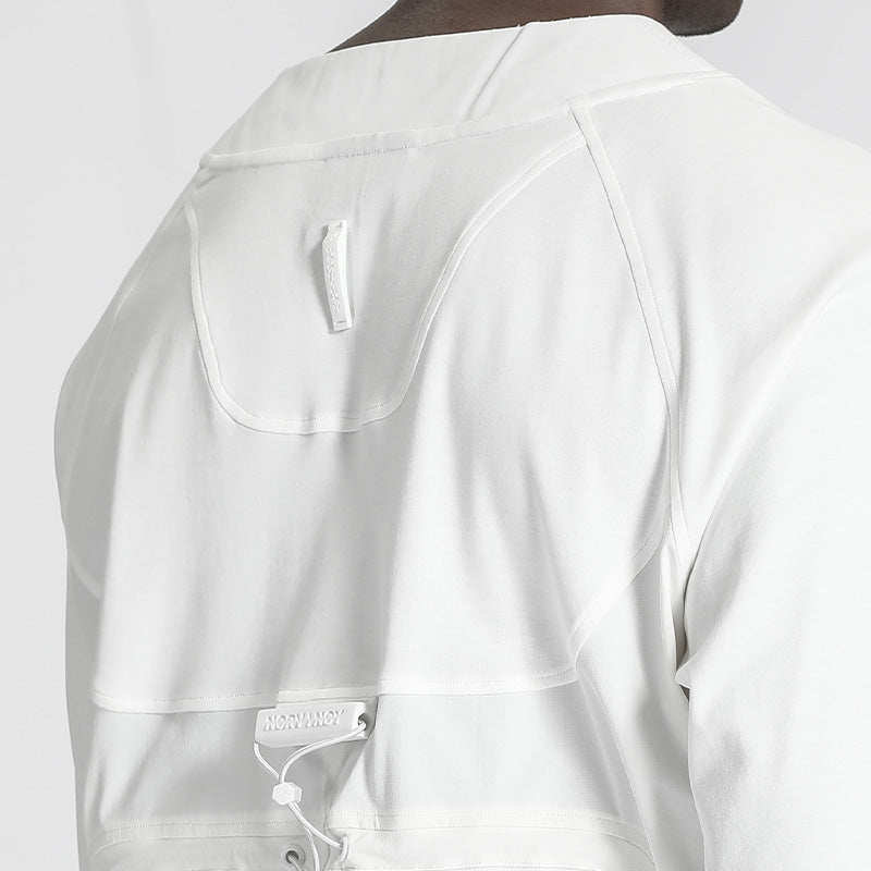 Patchwork panel Warrior T-Shirts With Durable Ripstop For men