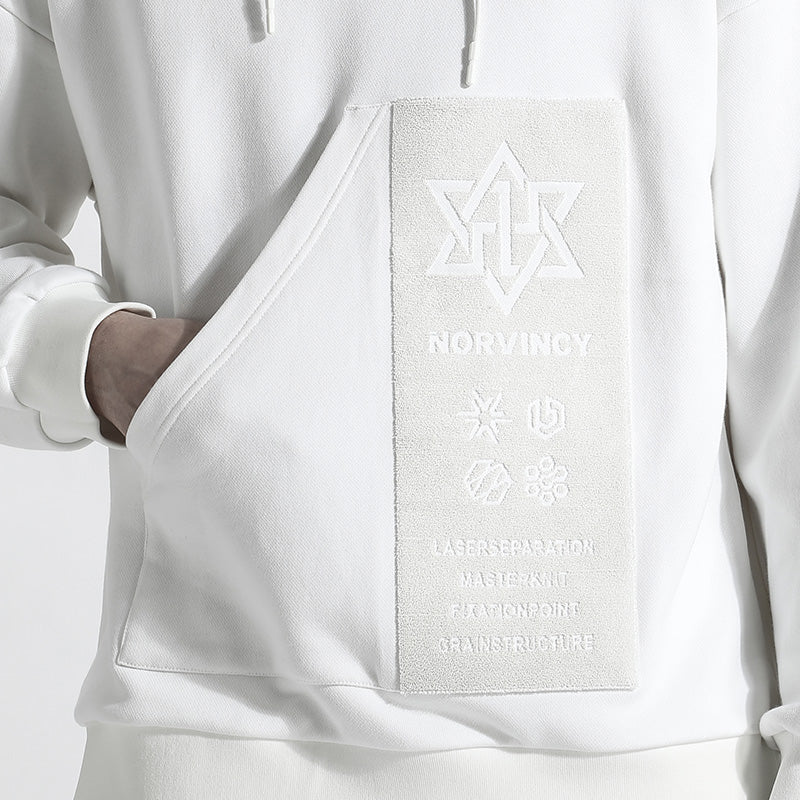 Avant-Garde Warrior Hoodies & Sweatshirts With Ribbed Cuffs/Hem For men