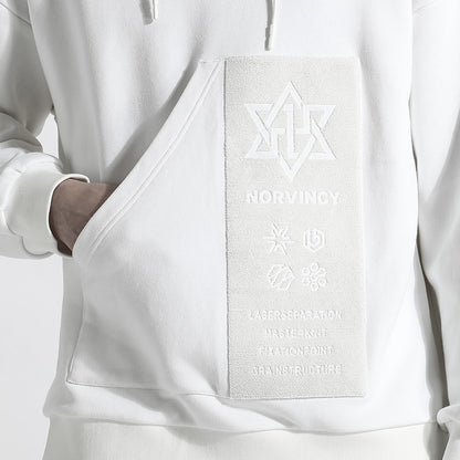 Avant-Garde Warrior Hoodies & Sweatshirts With Ribbed Cuffs/Hem For men