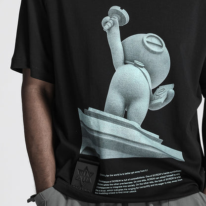 Streetwear Warrior T-Shirts With Durable Ripstop For men