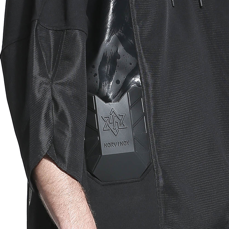 Cyberpunk Aesthetic Warrior Hoodies & Sweatshirts With Multi-Pocket Design For men