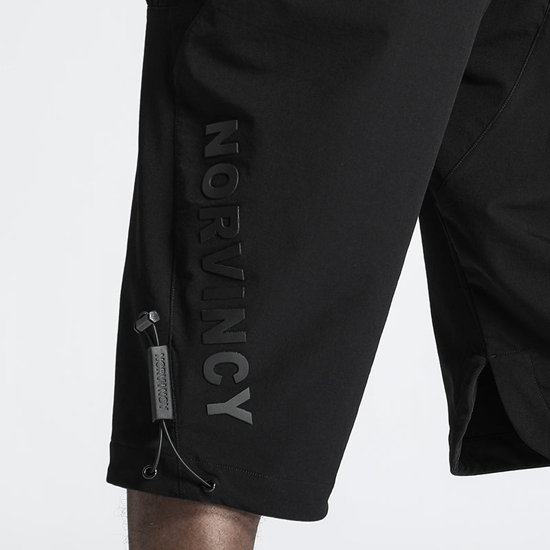 Minimalist Warrior Shorts With Elastic Waistband For men