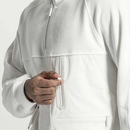 Avant-Garde Warrior Hoodies & Sweatshirts With Adjustable Drawstring For men