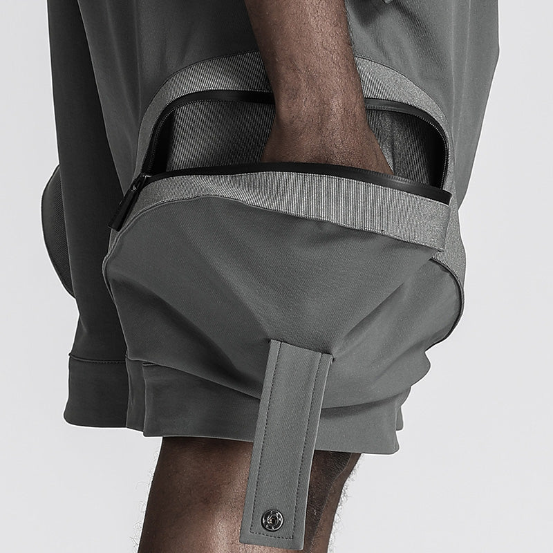 Loose/Relaxed Fit Warrior Shorts With Multi-Pocket Design For men