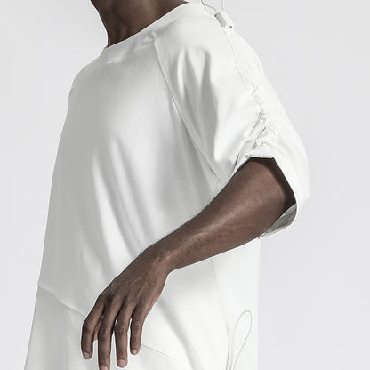 Patchwork panel Warrior T-Shirts With Durable Ripstop For men