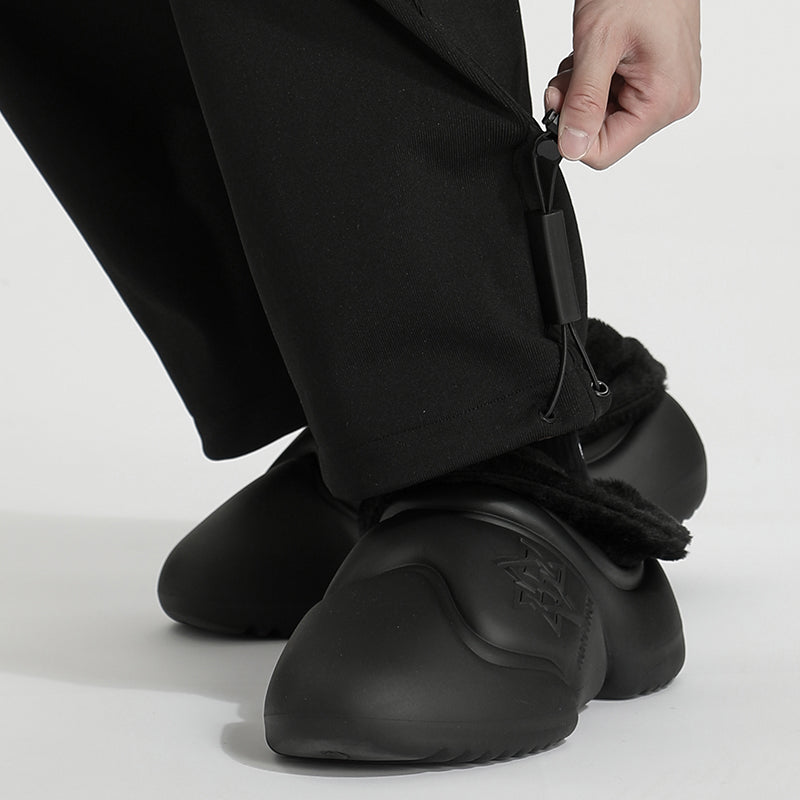 Streetwear Warrior Fleece / Cotton Pants With Elastic Waistband For men