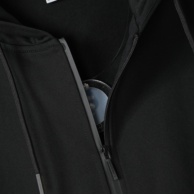 Minimalist Warrior Hoodies & Sweatshirts With Ribbed Cuffs/Hem For men