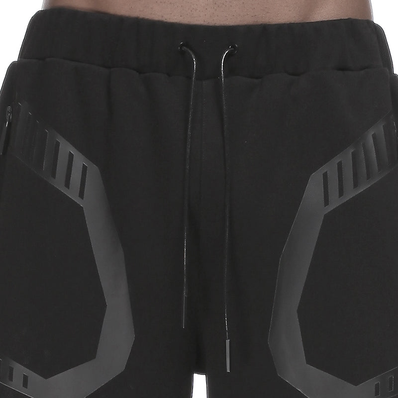 Cyberpunk Aesthetic Warrior Shorts With Durable Ripstop For men