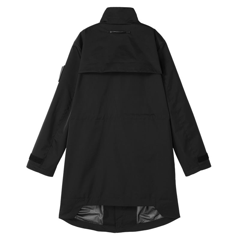 Longline Warrior Coats With Two-Way Zipper For men