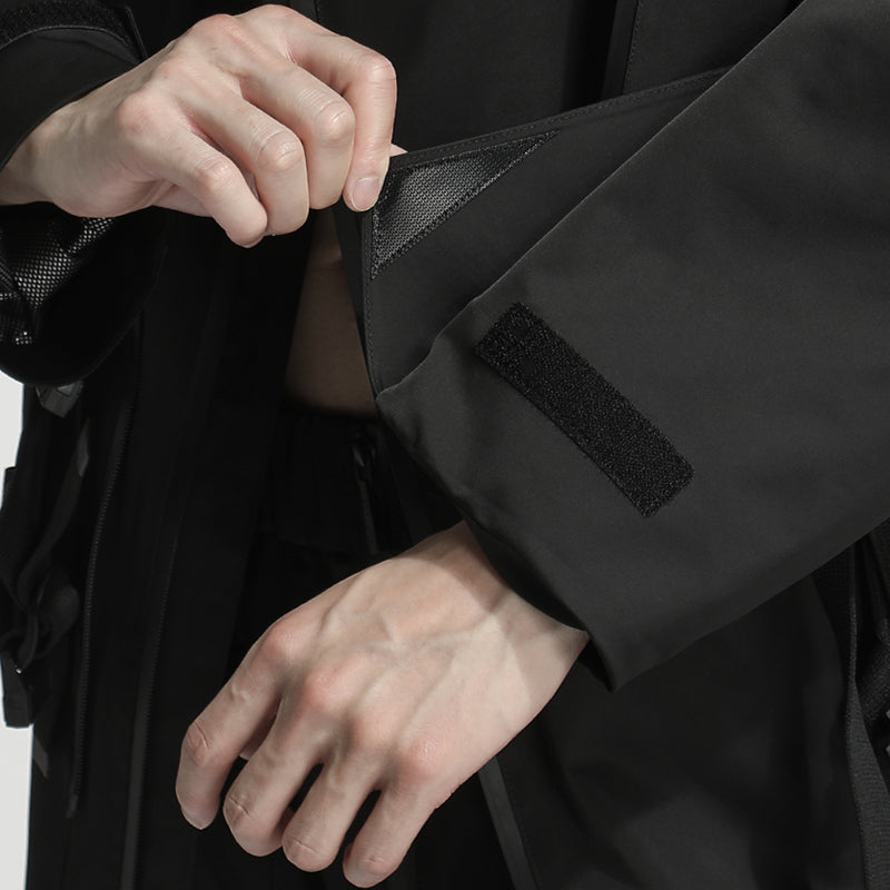 Longline Warrior Coats With Two-Way Zipper For men