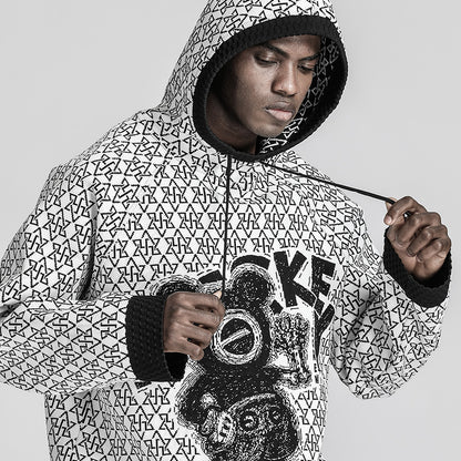 Avant-Garde Warrior Knitwear With Breathable Mesh For men