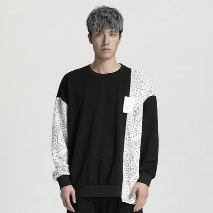 Asymmetric Cut Warrior Hoodies & Sweatshirts With Multi-Pocket Design For men