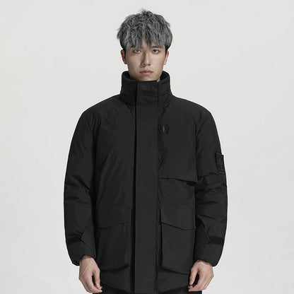 Minimalist Warrior Down Jackets With Two-Way Zipper For men