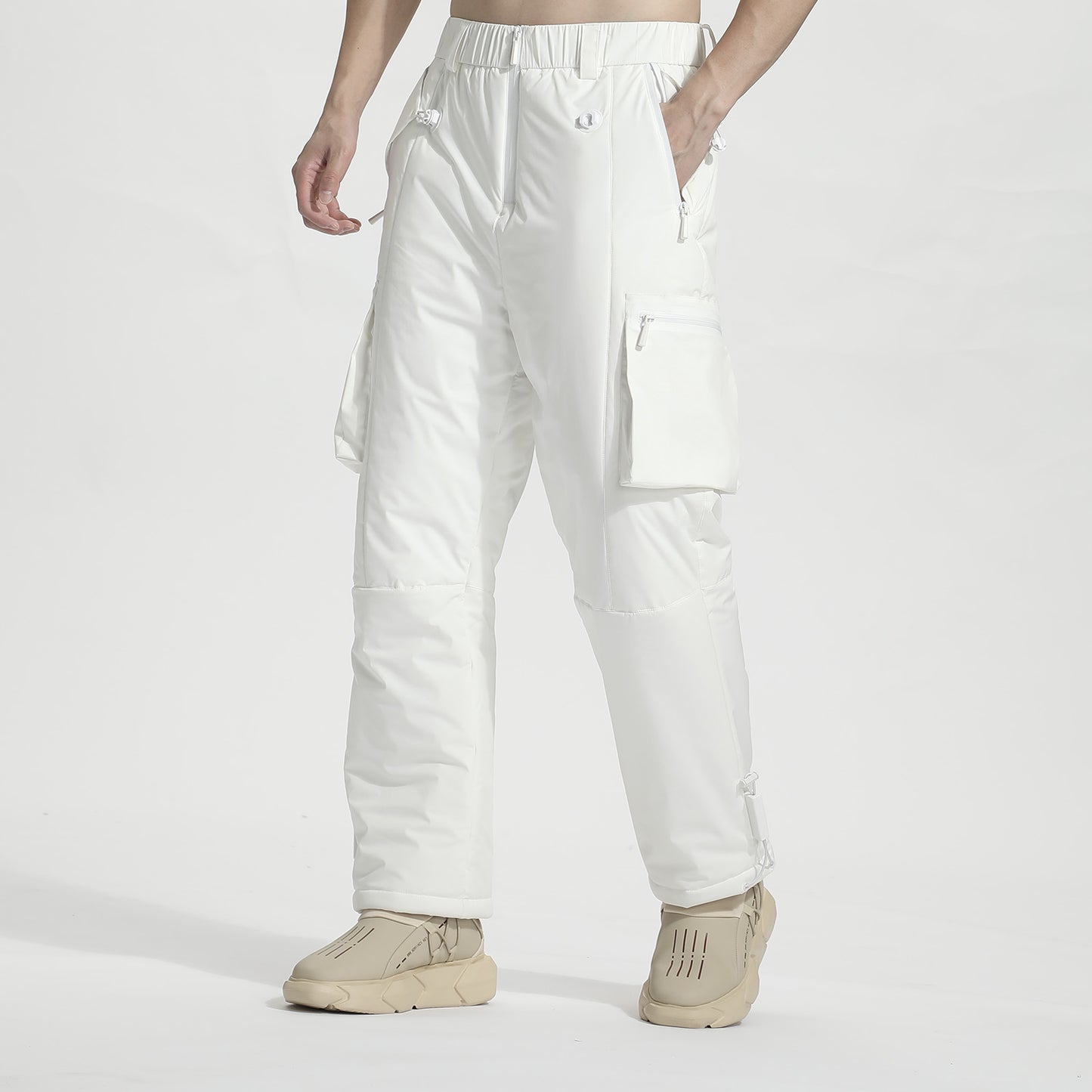 Loose/Relaxed Fit Warrior Fleece / Cotton Pants With Durable Ripstop For men