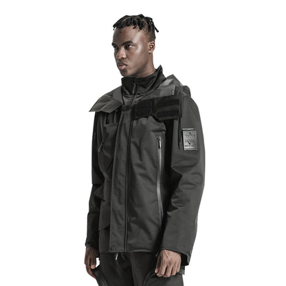 Avant-Garde Warrior Windbreakers With Adjustable Drawstring For men
