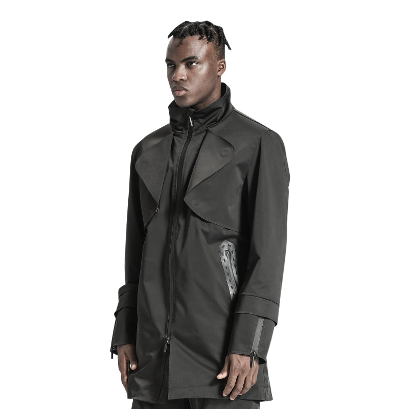 Cyberpunk Aesthetic Warrior Coats With Water-Resistant For men
