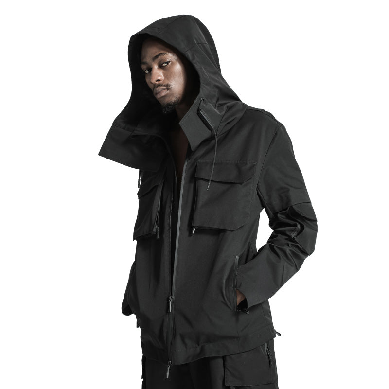 Utilitarian Warrior Jackets With Two-Way Zipper For men