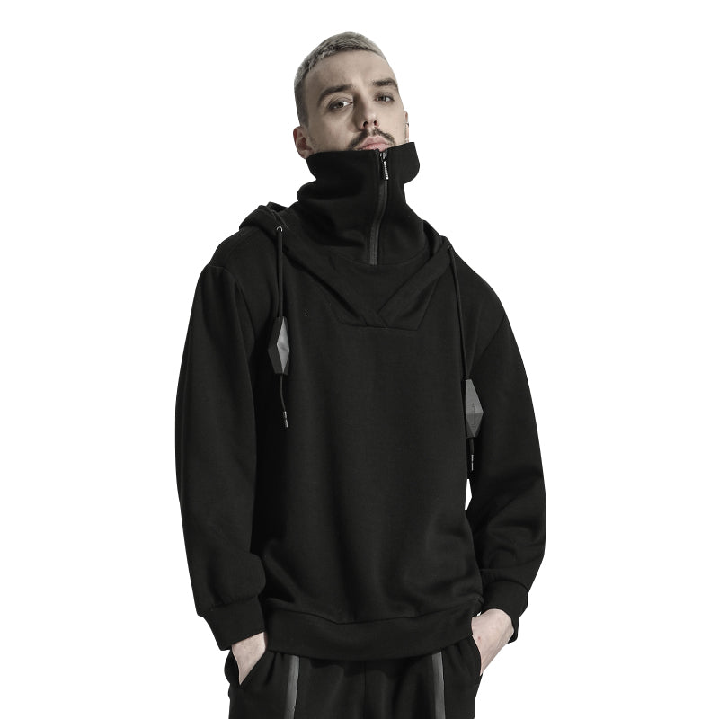 Avant-Garde Warrior Hoodies & Sweatshirts With Adjustable Drawstring For men