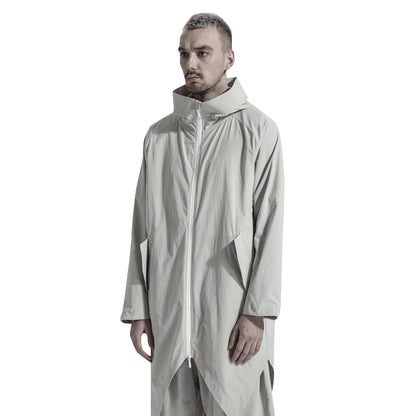 Longline Warrior Coats With Two-Way Zipper For men
