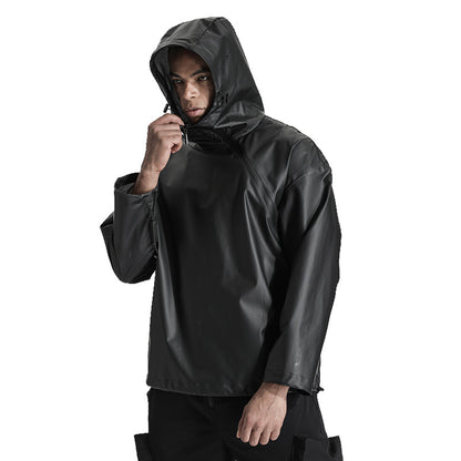 Minimalist Warrior Coats With Adjustable Drawstring For men